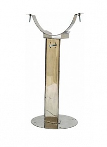 Кронштейн стеновой телескопический 40-75, 1 мм, нерж (УМК) - 100  